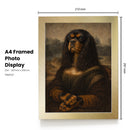 Personalised Mona Lisa pet portrait mockup, Version 1 – a dog or cat as the Mona Lisa