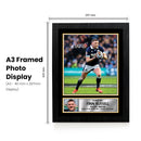 Finn Russell Printed Autograph Poster – Scotland Rugby Union Star Wall Art – Scottish Rugby Player Memorabilia Poster Print