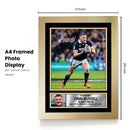 Finn Russell Printed Autograph Poster – Scotland Rugby Union Star Wall Art – Scottish Rugby Player Memorabilia Poster Print