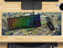 Extra Large Gaming Mouse Mat (800mm x 300mm) - Football Tournament