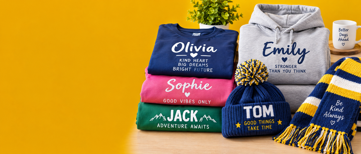 Clothing collection banner