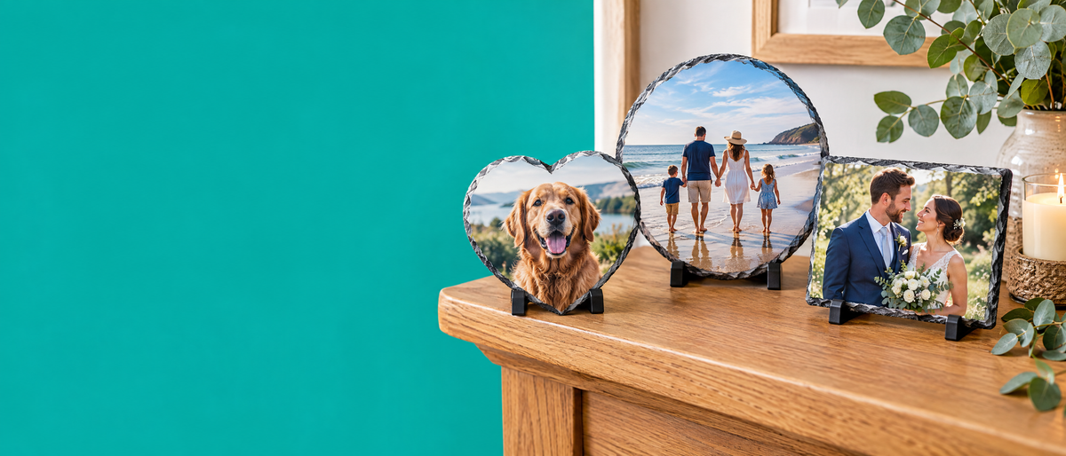 Personalised photo slates collection banner