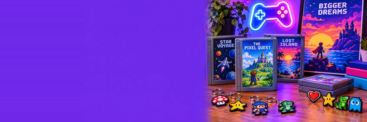 Retro collection banner (compact)