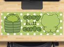 Frog Butt Cosy Gaming Mouse Mat – Cute Kawaii Animal Desk Pad – Large 800x300mm Non-Slip Rubber Base – Funny Frog Butt Meme Mousepad for Gamers & Cozy Desk Setups