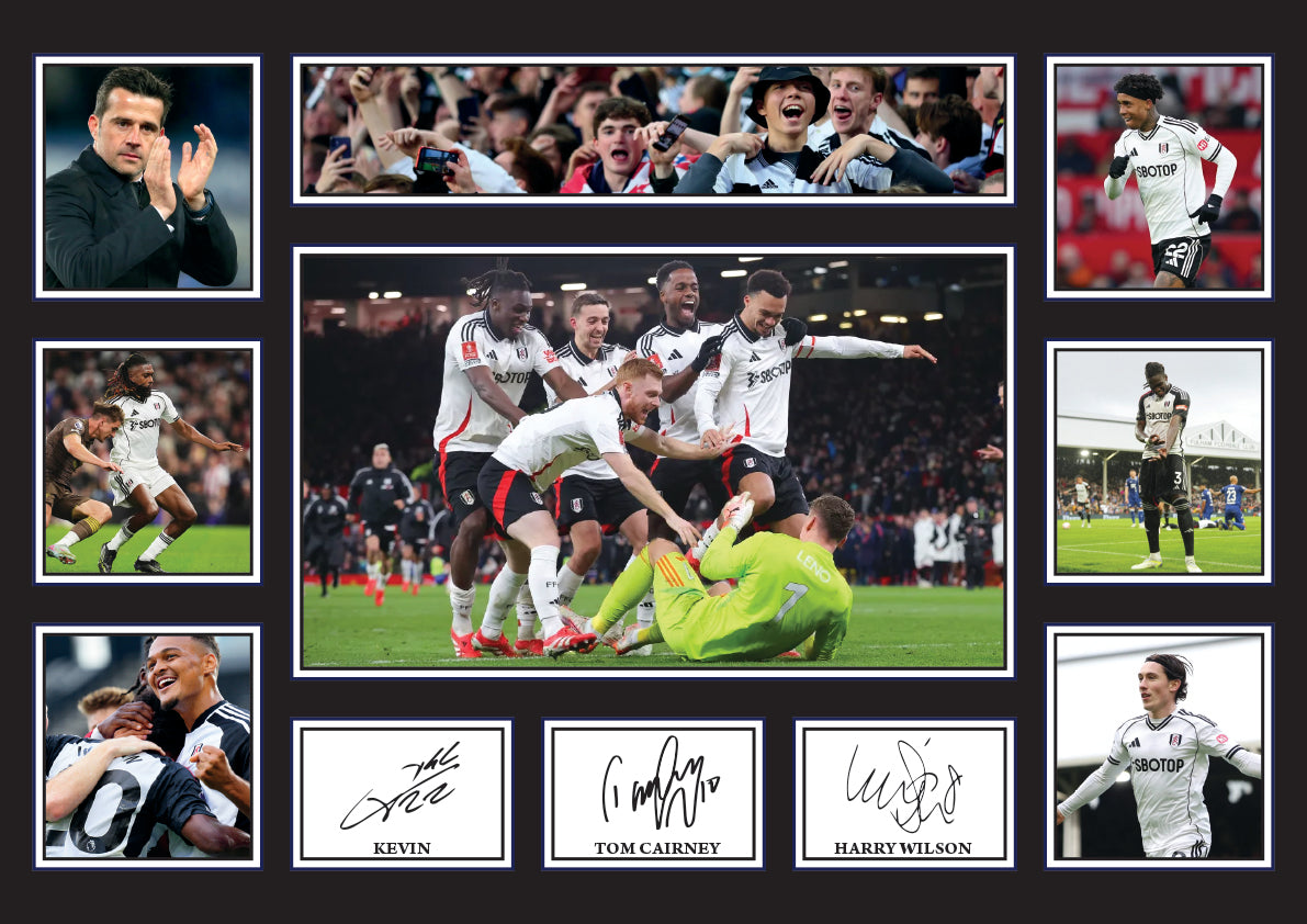 Fulham FC Team 2026 Poster Print – Cottagers Football Club Wall Art Featuring Kevin Mbabu, Tom Cairney & Harry Wilson – Fulham FC Team 2026 Poster Print
