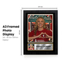 Gemma Bonner Signed Poster Print – Liverpool FC Women’s Captain Tribute Wall Art with Signature & “You’ll Never Walk Alone” –  England Defender Memorabilia for Fans & Collectors