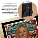 Gemma Bonner Signed Poster Print – Liverpool FC Women’s Captain Tribute Wall Art with Signature & “You’ll Never Walk Alone” –  England Defender Memorabilia for Fans & Collectors
