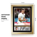 George Ford England Rugby Printed Autograph Poster – Signed Style Wall Art Print – England Rugby Union Fly Half Gift – Sports Fan Decor