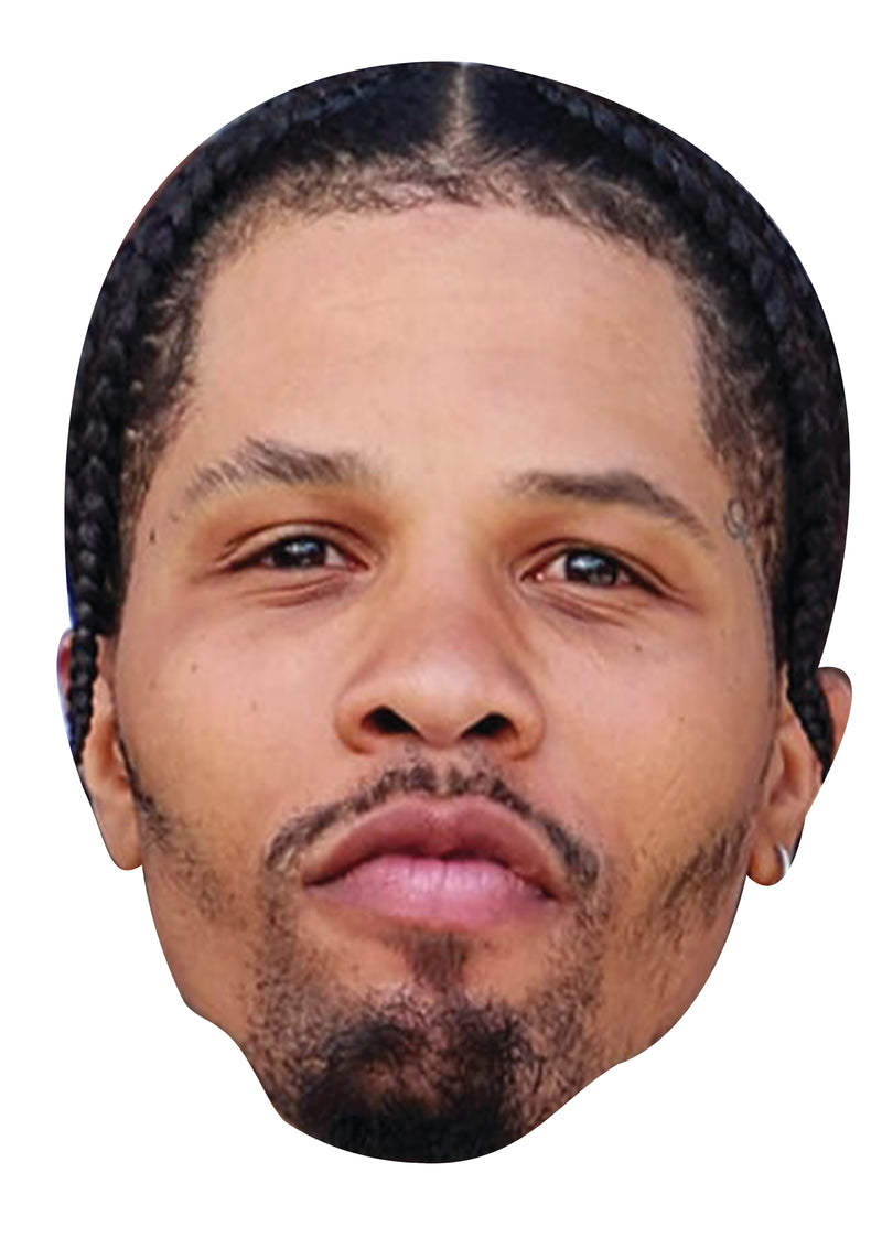 Gervonta Davis Boxing Celebrity Face Mask Fancy Dress Cardboard Costume Mask