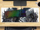 Extra Large Gaming Mouse Mat (800mm x 300mm) - Gothic Souls Dark 2