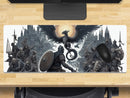 Extra Large Gaming Mouse Mat (800mm x 300mm) - Gothic Souls Dark 2