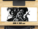 Extra Large Gaming Mouse Mat (800mm x 300mm) - Gunman Metal