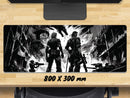 Extra Large Gaming Mouse Mat (800mm x 300mm) - Gunman Metal 2