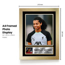 Hannah Silcock Signed Poster Print – Liverpool FC Women’s Rising Star Tribute Wall Art with Signature & Player Bio – UK Football Memorabilia for Fans & Collectors
