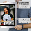 Hannah Silcock Signed Poster Print – Liverpool FC Women’s Rising Star Tribute Wall Art with Signature & Player Bio – UK Football Memorabilia for Fans & Collectors