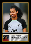 Hannah Silcock Signed Poster Print – Liverpool FC Women’s Rising Star Tribute Wall Art with Signature & Player Bio – UK Football Memorabilia for Fans & Collectors