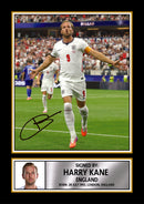 Harry Kane England Poster Print – England Captain Signature Style Football Wall Art – 2026 World Cup Inspired Print – Sports Memorabilia Gift – Football Fan Gift