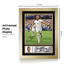 Harry Kane England Poster Print – England Captain Signature Style Football Wall Art – 2026 World Cup Inspired Print – Sports Memorabilia Gift – Football Fan Gift