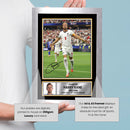 Harry Kane England Poster Print – England Captain Signature Style Football Wall Art – 2026 World Cup Inspired Print – Sports Memorabilia Gift – Football Fan Gift