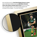 Henry Pollock Northampton Saints Poster – Printed Autograph Rugby Wall Art – England Rugby Rising Star Print – Saints Fan Gift Sports Decor