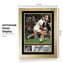 Henry Slade England Rugby Printed Autograph Poster – Signed Style Wall Art Print – England Rugby Union Centre Gift – Sports Fan Decor