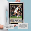 Henry Slade England Rugby Printed Autograph Poster – Signed Style Wall Art Print – England Rugby Union Centre Gift – Sports Fan Decor