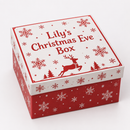 Personalised Christmas Eve box printed with Lily's name