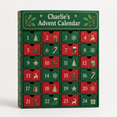 Personalised advent calendar with 24 drawers for Charlie