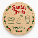 Personalised Christmas Eve wooden board with the name Freddie