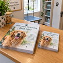 Printed flyers and leaflets on a salon reception desk