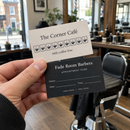 Loyalty cards in a barber shop