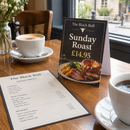 Table talkers on a café table