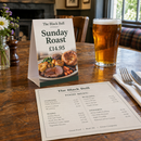 Table talkers on a pub table