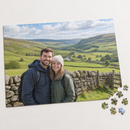Personalised 300 piece jigsaw: a completed A3 personalised photo jigsaw puzzle with a subtle pearl shimmer finish and many small visible piece lines