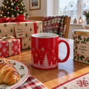 Red colour changing mug as a Christmas gift