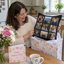 Photo collage cushion as a Mother's Day gift