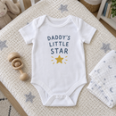 Lifestyle photo of the Daddy's little star baby grow in a UK home