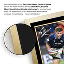 Huw Jones Printed Autograph Poster – Scotland Rugby Union Star Wall Art – Scottish Rugby Player Memorabilia Poster Print