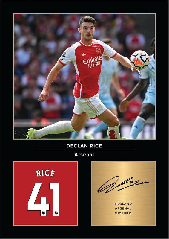 Declan Rice Printed Signature Poster Print