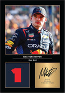 Max Verstappen Signed Poster Print – Red Bull Racing F1 Champion Wall Art with Signature & Number 1 – Dutch Driver Memorabilia for Formula 1 Fans & Collectors
