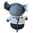 Personalised Teddy Bear Mouse Football Team Player Inspired - Your Team Your Name Teddy - Football Kit Inspired Soft Toy -22cm Teddy Bear Kids Toy