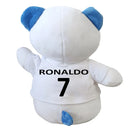 Personalised Teddy Bear Panda Football Team Player Inspired - Your Team Your Name Teddy - Football Kit Inspired Soft Toy -22cm Teddy Bear Kids Toy