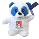 Personalised Teddy Bear Panda Football Team Player Inspired - Your Team Your Name Teddy - Football Kit Inspired Soft Toy -22cm Teddy Bear Kids Toy