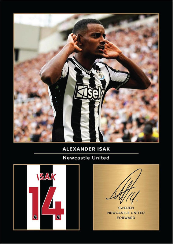 Alexander Isak Printed Signature Poster Print