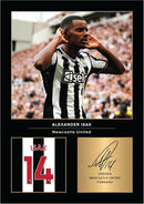 Alexander Isak Signed Poster Print – Newcastle United Tribute Wall Art with Signature & Jersey Number – Sweden Forward Memorabilia for Premier League Fans & Collectors
