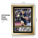 Jack Dempsey Printed Autograph Poster – Scotland Rugby Union Star Wall Art – Rugby Player Memorabilia Poster Print