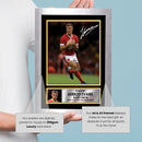 Jarrod Evans Wales Rugby Poster – Printed Autograph Wall Art – Wales Rugby Union Player Memorabilia Poster for Fans