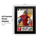 Jasmine Matthews Signed Poster Print – Liverpool FC Women’s Defender Tribute Wall Art with Signature & Jersey Number 6 – UK Football Memorabilia for Fans & Collectors