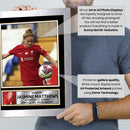 Jasmine Matthews Signed Poster Print – Liverpool FC Women’s Defender Tribute Wall Art with Signature & Jersey Number 6 – UK Football Memorabilia for Fans & Collectors