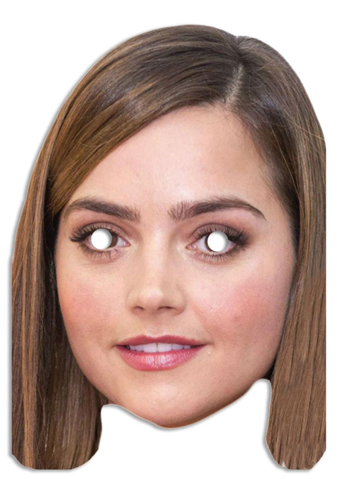 Jenna Coleman Face Mask – Fancy Dress Cardboard Costume Mask – Jenna Coleman Face Mask